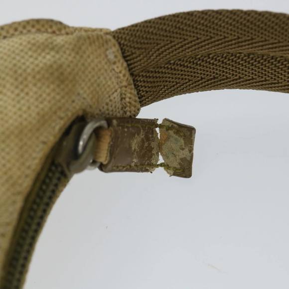 PRADA Sports Hand Bag Canvas Beige Khaki Auth as096 - Picture 7 of 16